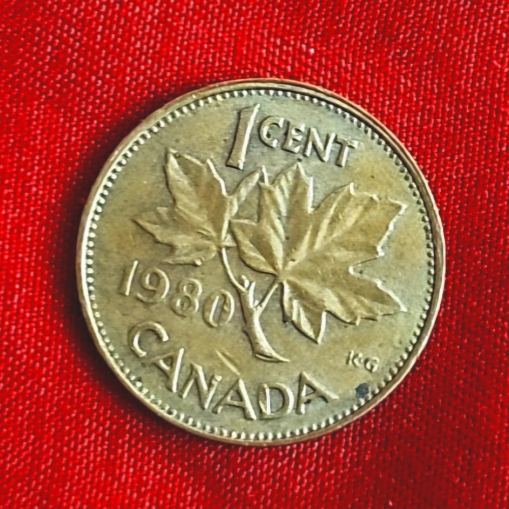 Free With Purchase 1980 Canadian Penny